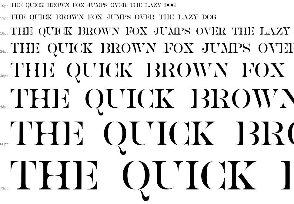 Saturdate Serif шрифт Водопад