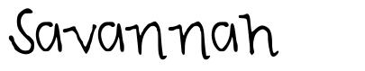 Savannah 字形