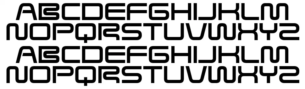 Saved by Zero font specimens