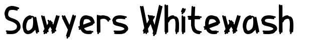 Sawyers Whitewash 字形