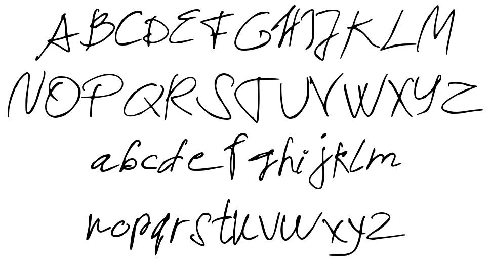 Sayano font specimens