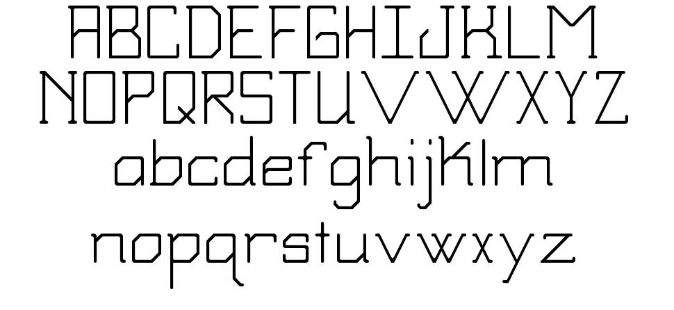SB Modern font specimens