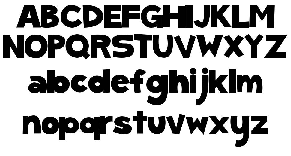 SC Gum Kids font specimens