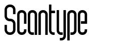 Scantype шрифт