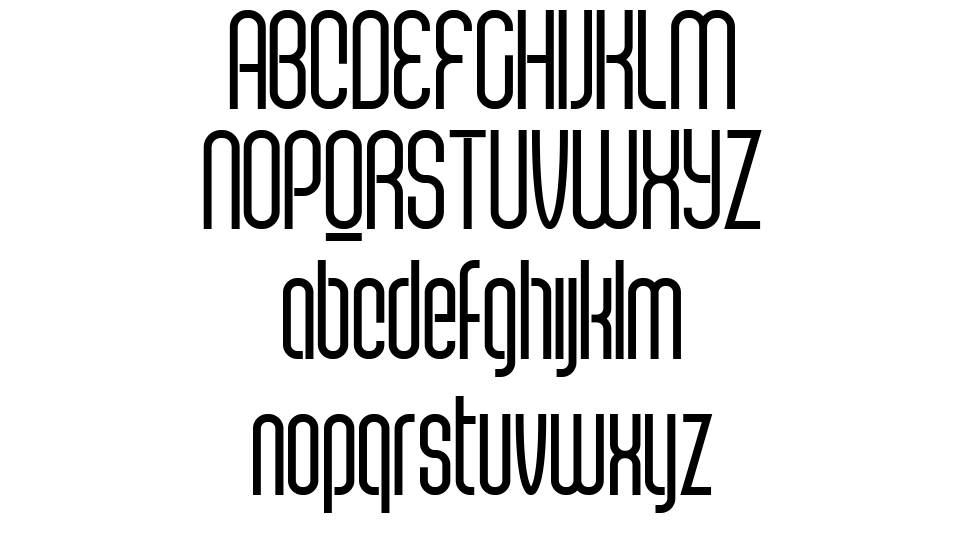 Scantype font Örnekler