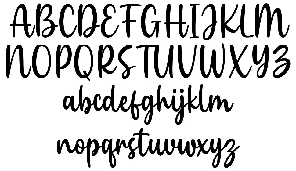 Scarlet Heartfont specimens