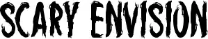 Scary Envision font