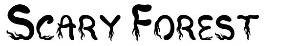 Scary Forest font
