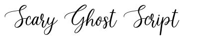 Scary Ghost Script шрифт