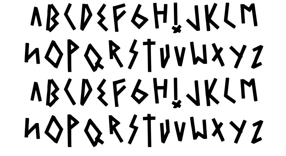 Scattersmiles font Örnekler
