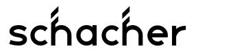 Schacher フォント