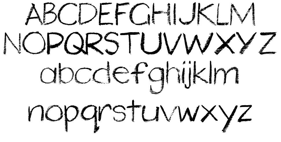 Schalk font specimens