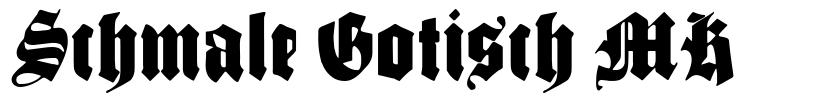Schmale Gotisch MK font