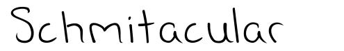 Schmitacular 字形