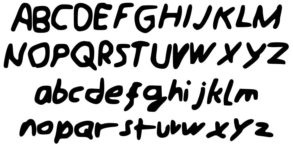 Schreibii 字形 标本