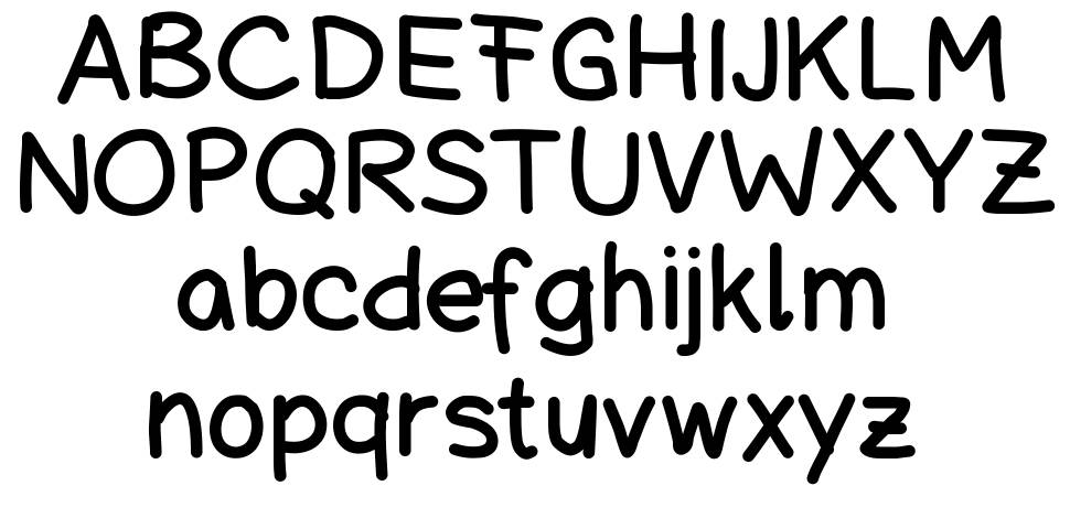 Schuboise Handwrite font specimens
