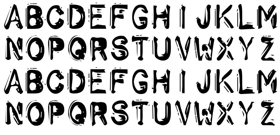 Schwarz font Örnekler