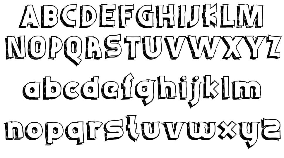 Schwifty 字形 标本