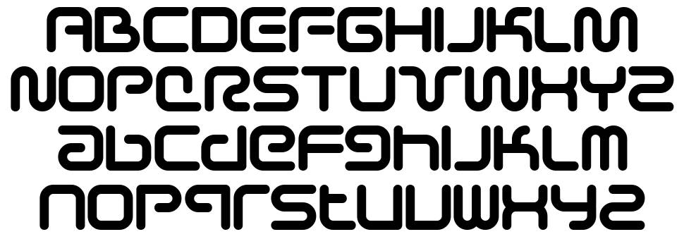 Sci-Fied font specimens