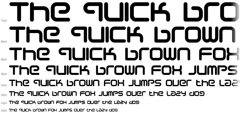 Sci-Fiedfont waterfall