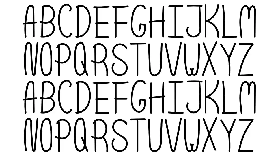 Scoop font specimens