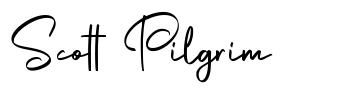 Scott Pilgrim 字形