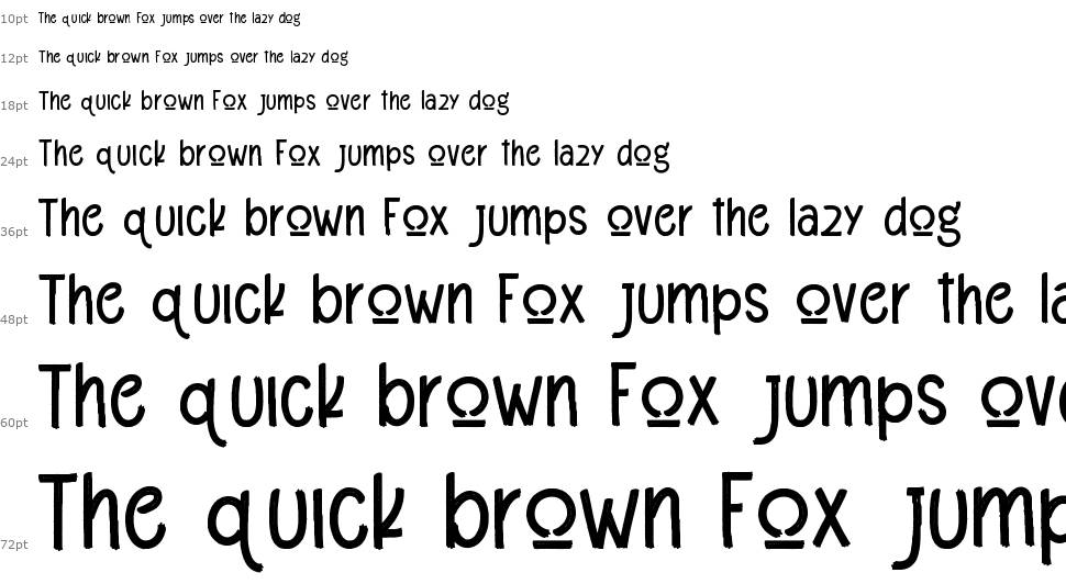 Scout Kind font Waterfall