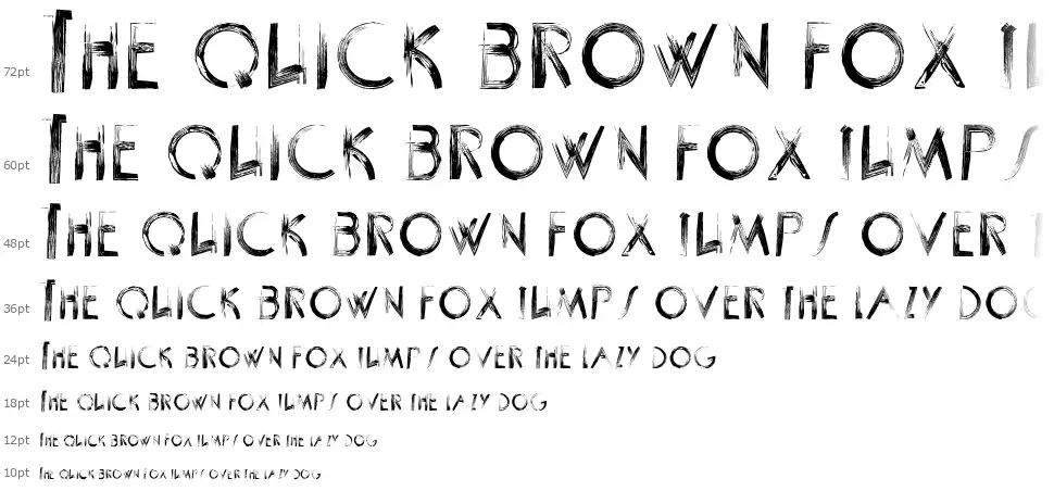 Scrapistfont waterfall