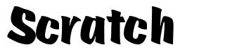 Scratch шрифт
