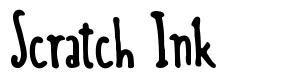 Scratch Ink 字形