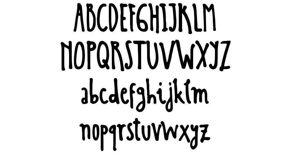Scratch Ink font Örnekler