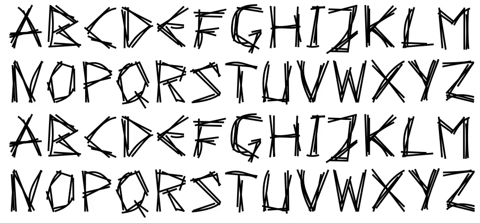 Scratch-SMfont specimens