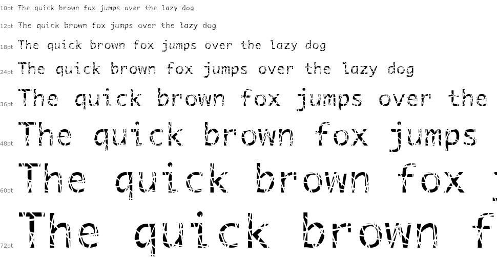 Scratchy font Waterfall