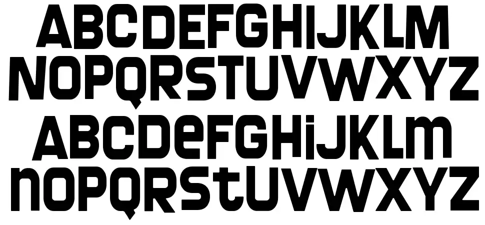Screengem-Regularfont specimens