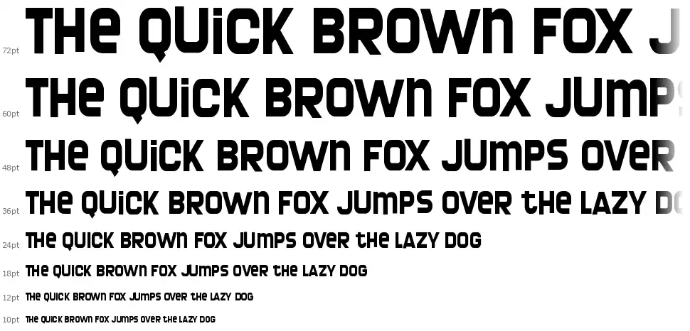 Screengem-Regularfont waterfall