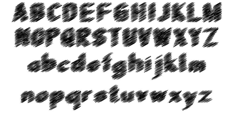ScrFIBbLE font specimens