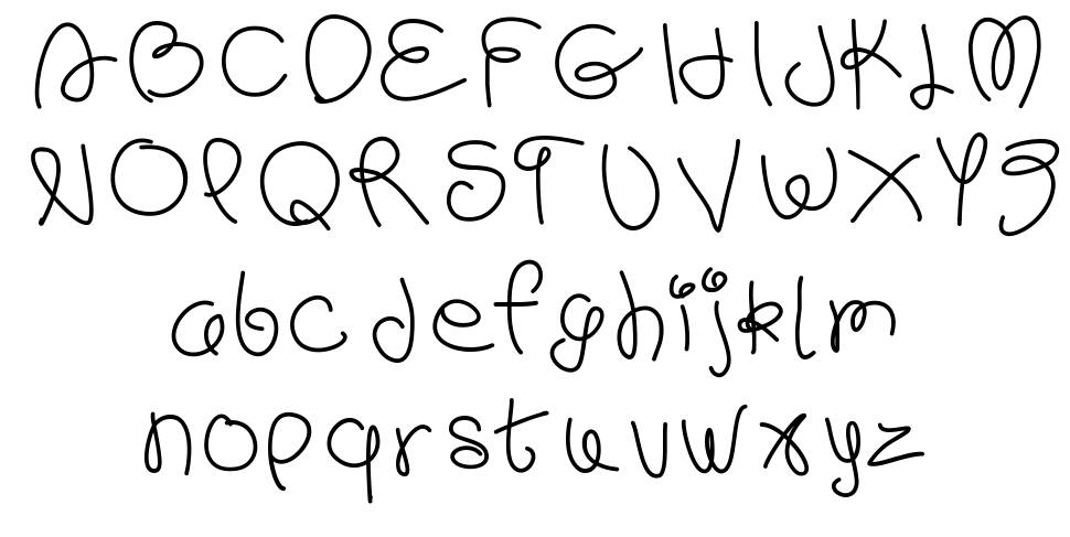 Scribb フォント 標本