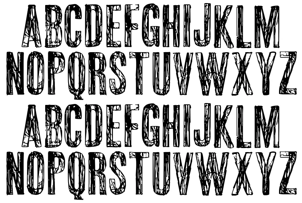 Scribble 2 font specimens