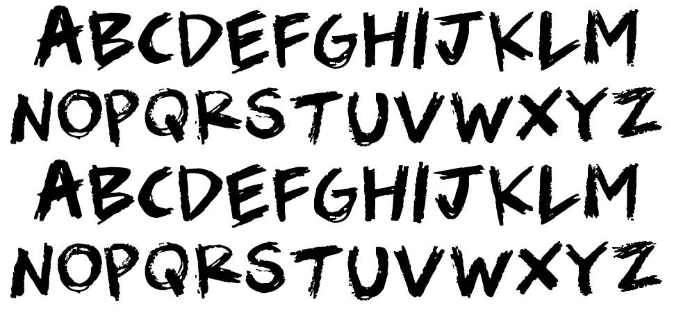Scribble Scrawl шрифт Спецификация