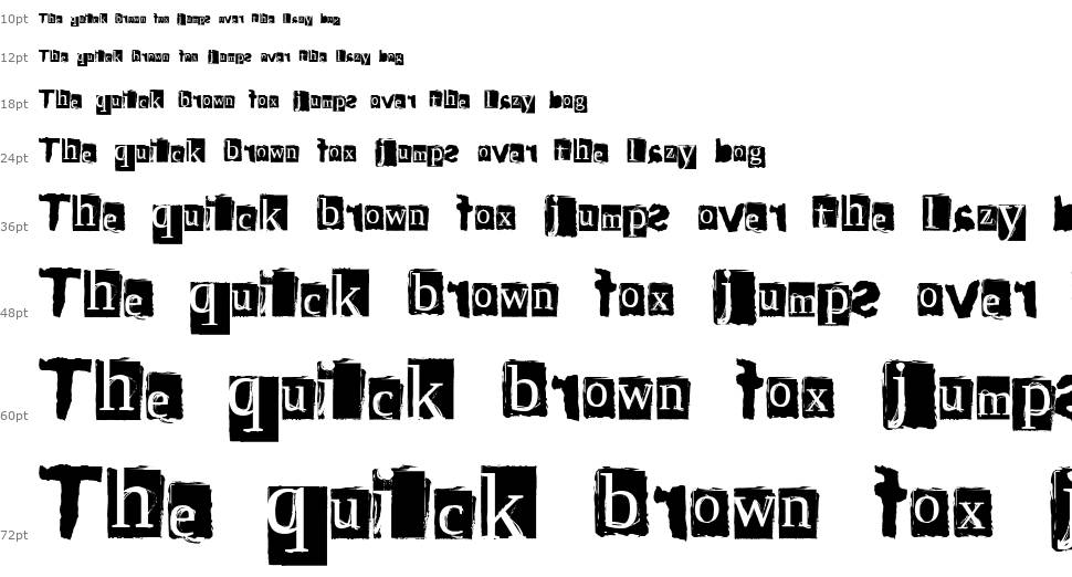 Script Serif czcionka Wodospad