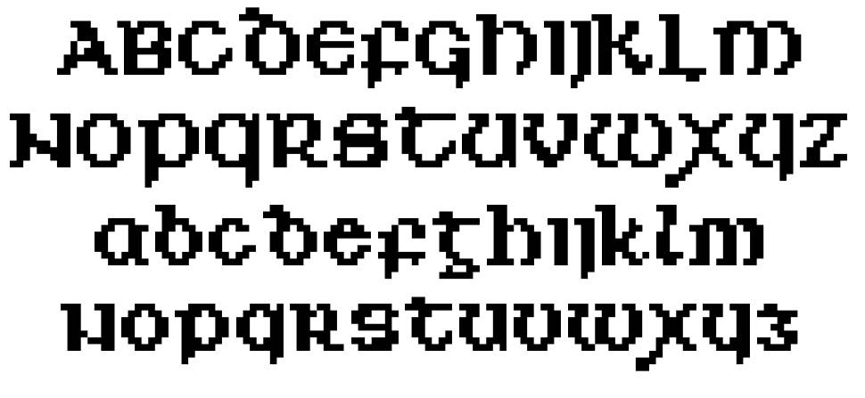 Scriptorium font Örnekler