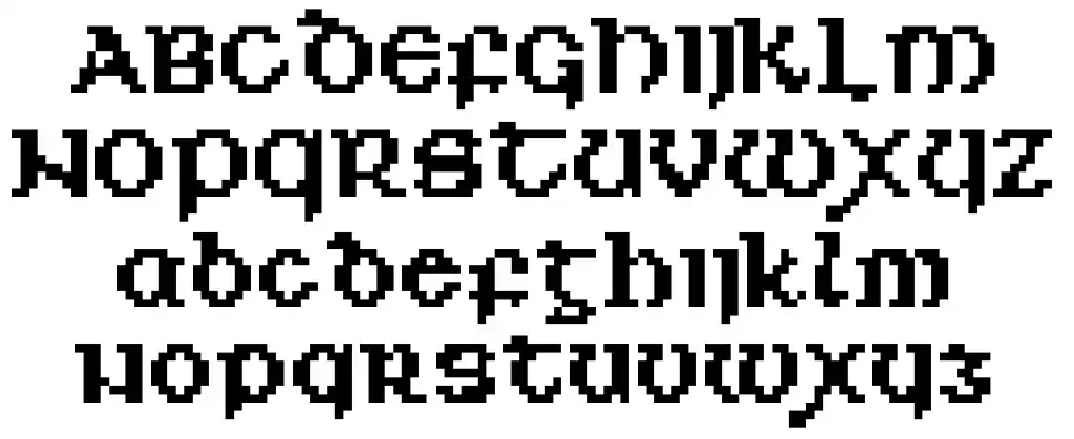 Scriptoriumfont specimens