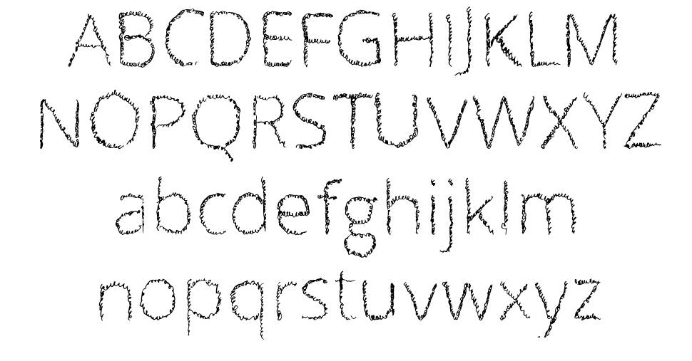 Scrizbels 字形 标本