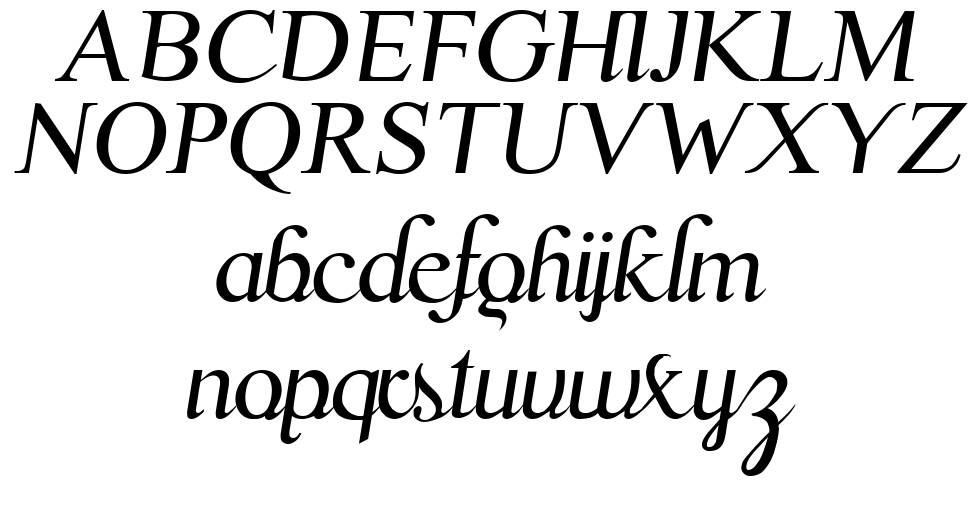 Scrypticali font specimens