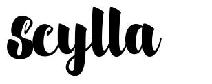 Scylla шрифт