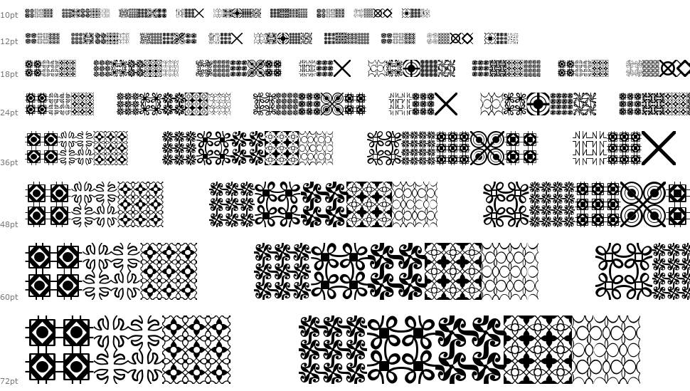 Seamless Patterns font Şelale