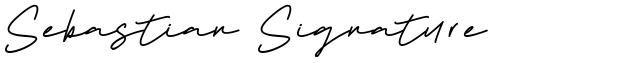 Sebastian Signature