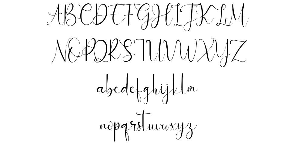Sebbastian 字形 标本