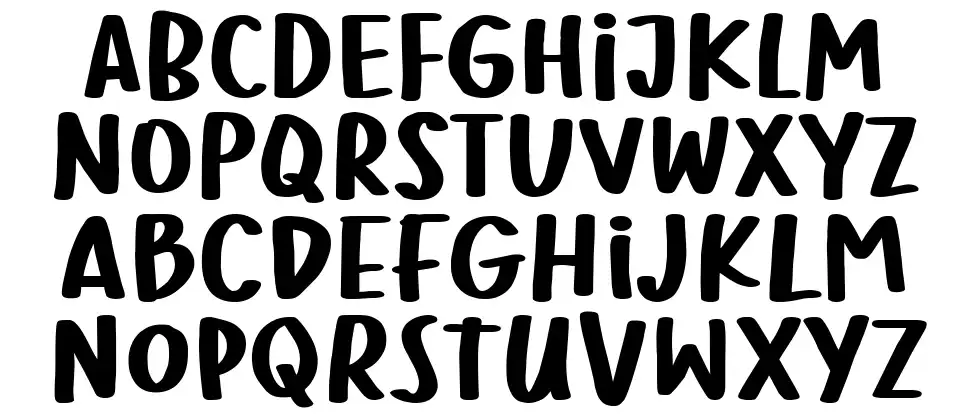 Seblak Mercon schriftart