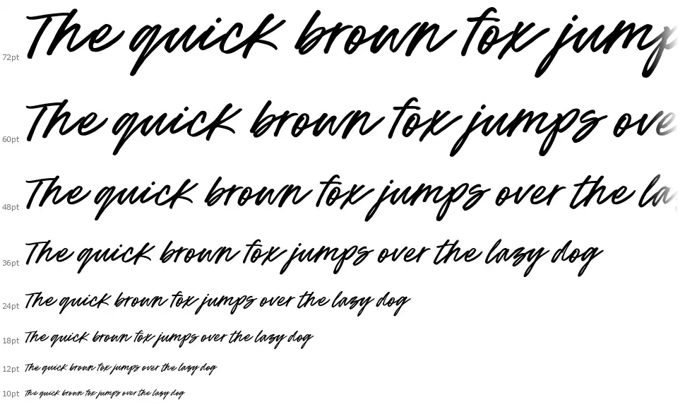 Secret Weaponfont waterfall